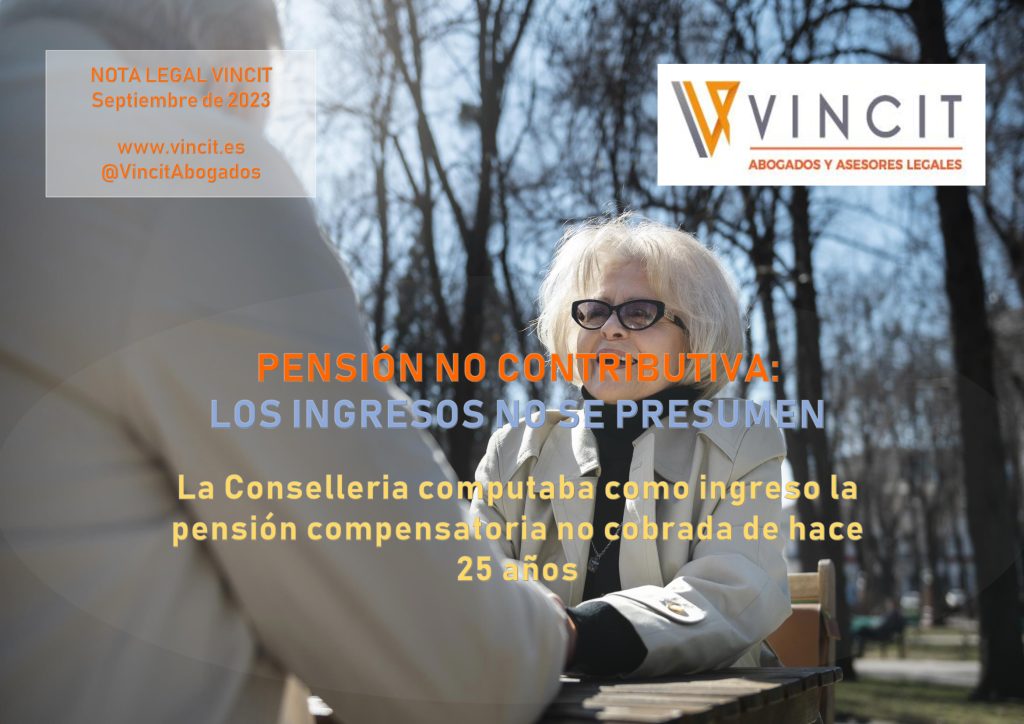 Pensión no contributiva Jubilación VINCIT ABOGADOS